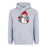Heather Grey grey christmas snowman Heavyweight Hoodie - JahusDesignShop