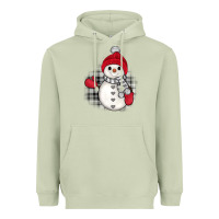 Matcha grey christmas snowman Heavyweight Hoodie - JahusDesignShop