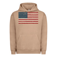Pigment Burro american flag Urban Hoodie - artisFamous