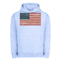 Pigment Grape Ice american flag Urban Hoodie - artisFamous