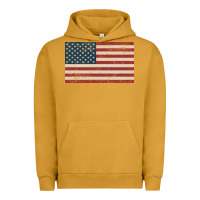 Pigment Peanut Butter american flag Urban Hoodie - artisFamous