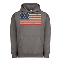 Pigment Tornado american flag Urban Hoodie - artisFamous