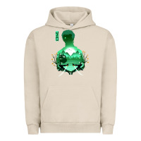 Pigment French Oak Zoro Urban Hoodie - artisFamous