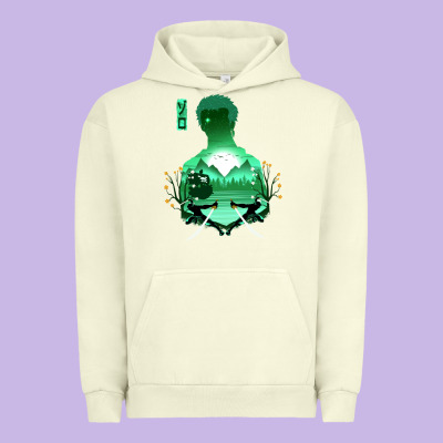 Zoro Urban Hoodie Designed By Artisfamous