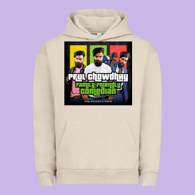 Friendly Comedian Paul Chowdhry Stand Up Urban Hoodie Designed By Artisfamous