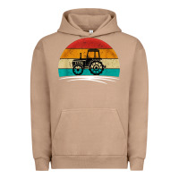 Pigment Burro vintage tractor Urban Hoodie - artisFamous