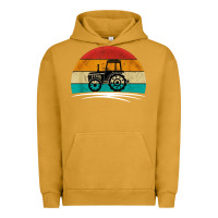 Pigment Peanut Butter vintage tractor Urban Hoodie - artisFamous