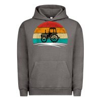Pigment Tornado vintage tractor Urban Hoodie - artisFamous