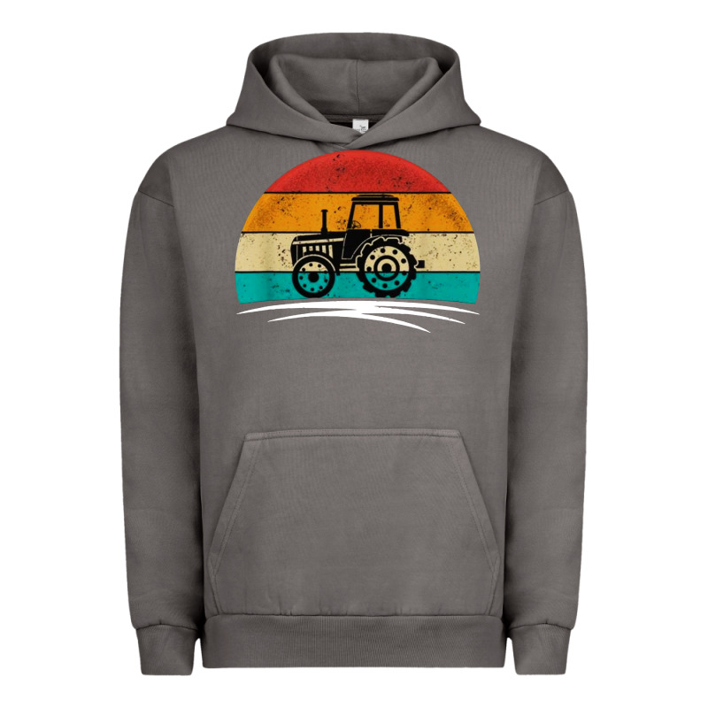 Vintage Tractor Urban Hoodie by artisFamous | Teevron