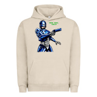 Pigment French Oak 8bit robocop Urban Hoodie - artisFamous