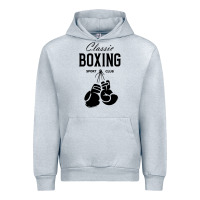 Heather Grey boxing gym classic Urban Hoodie - artisFamous