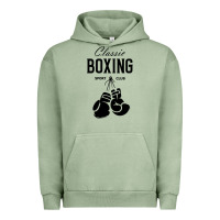 Pigment Oil Green boxing gym classic Urban Hoodie - artisFamous