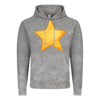 Cloud Rock yellow star Vintage Hoodie - FaDigitalArtStudio