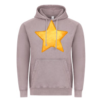 Vintage Zinc yellow star Vintage Hoodie - FaDigitalArtStudio