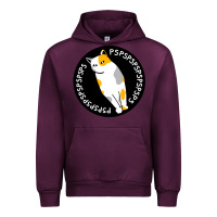 Mauve Wine calico cat Urban Hoodie - artisFamous