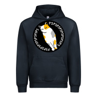Navy calico cat Urban Hoodie - artisFamous