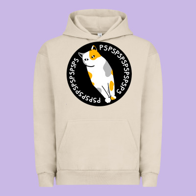 Calico Cat Urban Hoodie Designed By Artisfamous