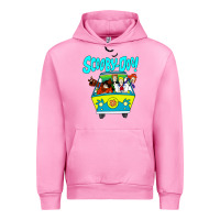 Fuchsia Pink scooby doo Urban Hoodie - artisFamous