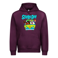 Mauve Wine scooby doo Urban Hoodie - artisFamous