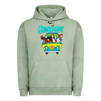Pigment Oil Green scooby doo Urban Hoodie - artisFamous