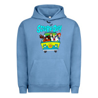 Pigment Pebble Blue scooby doo Urban Hoodie - artisFamous