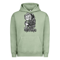 Pigment Oil Green days n daze Urban Hoodie - artisFamous