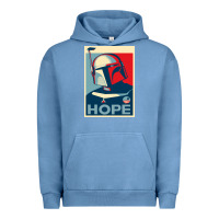 Pigment Pebble Blue boba fett for president Urban Hoodie - artisFamous