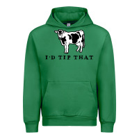Emerald i'd tip that funny cow tipping design Urban Hoodie - artisFamous