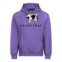 Tulip i'd tip that funny cow tipping design Urban Hoodie - artisFamous
