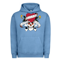 Pigment Pebble Blue Funny Ed Hardy Sarcasme Saying New Urban Hoodie - artisFamous