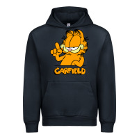 Navy Funny Garfild new vector design Urban Hoodie - artisFamous
