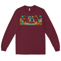 I Think I Love Fall Most Of All Libbey Glass Long Sleeve Tee | Teevron