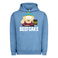 Pigment Pebble Blue New Park Beefcake Urban Hoodie - artisFamous