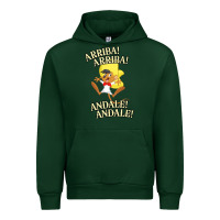 Forest Green Funny Speedy Arriba arriba New Urban Hoodie - artisFamous
