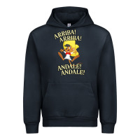 Navy Funny Speedy Arriba arriba New Urban Hoodie - artisFamous