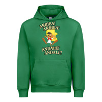 Emerald Funny Speedy Arriba arriba New Urban Hoodie - artisFamous