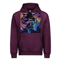 Mauve Wine Bring Me Spirit Urban Hoodie - artisFamous