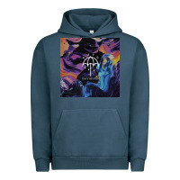 Pigment Midnight Navy Bring Me Spirit Urban Hoodie - artisFamous