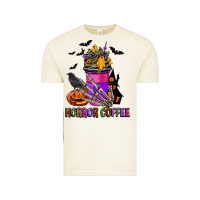Vintage Arctic Horror Coffee Vintage Tee - FaDigitalArtStudio