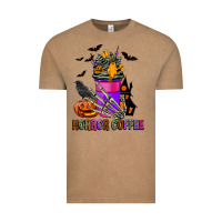 Vintage Coffee Horror Coffee Vintage Tee - FaDigitalArtStudio