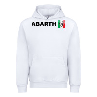 White abarth italy merch Urban Hoodie - artisFamous