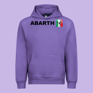 Abarth Italy Merch Urban Hoodie Designed By Artisfamous