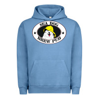 Pigment Pebble Blue sea dog brew pub Urban Hoodie - artisFamous