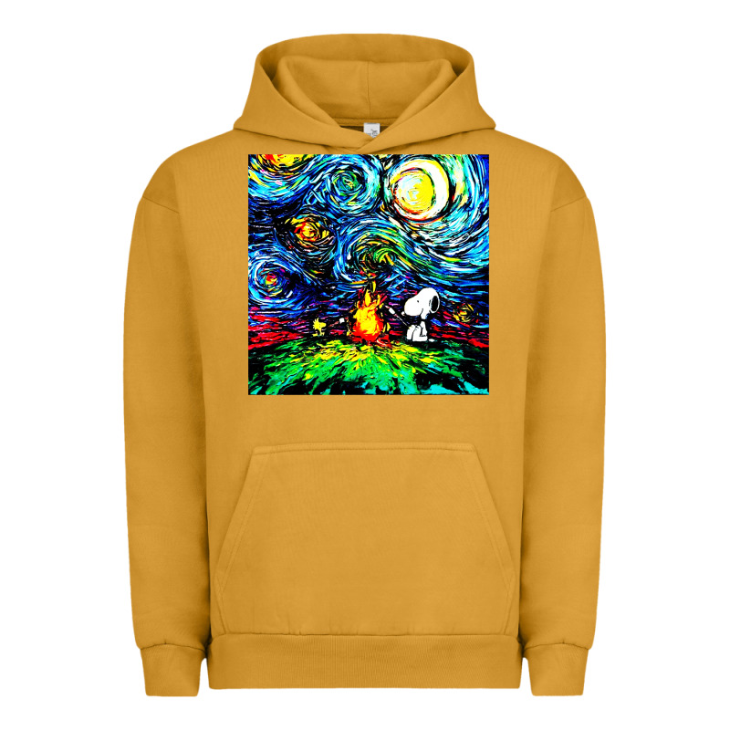 Starry Night Print Van Gogh Parody Urban Hoodie by artisFamous | Teevron