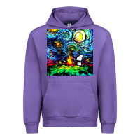 Tulip starry night print van gogh parody Urban Hoodie - artisFamous
