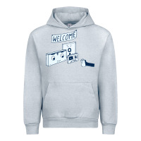 Heather Grey analog retirement Urban Hoodie - artisFamous