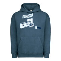 Pigment Midnight Navy analog retirement Urban Hoodie - artisFamous