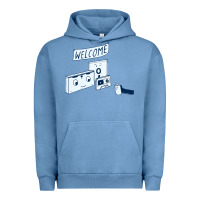 Pigment Pebble Blue analog retirement Urban Hoodie - artisFamous