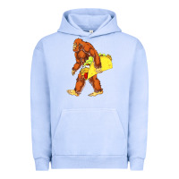 Pigment Grape Ice bigfoot carrying taco Urban Hoodie - artisFamous
