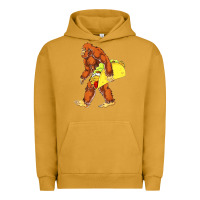 Pigment Peanut Butter bigfoot carrying taco Urban Hoodie - artisFamous